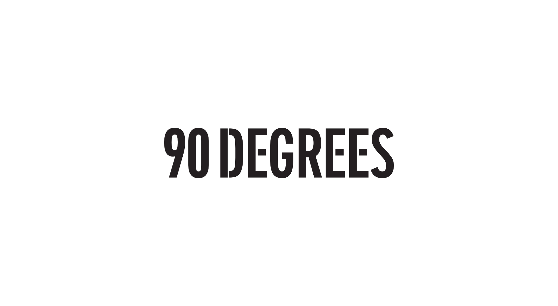 90 DEGREESロゴ